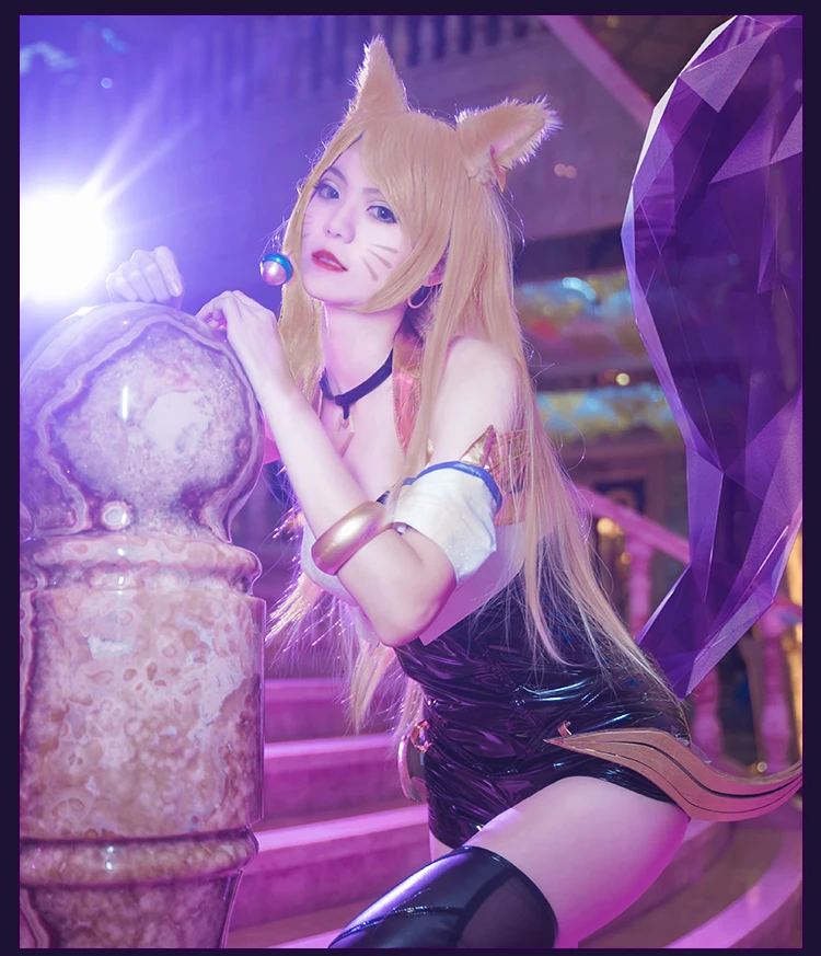 Игры Лига Легенд карнавальный Grand Final K/DA кДа Ahri костюм по индивидуальному