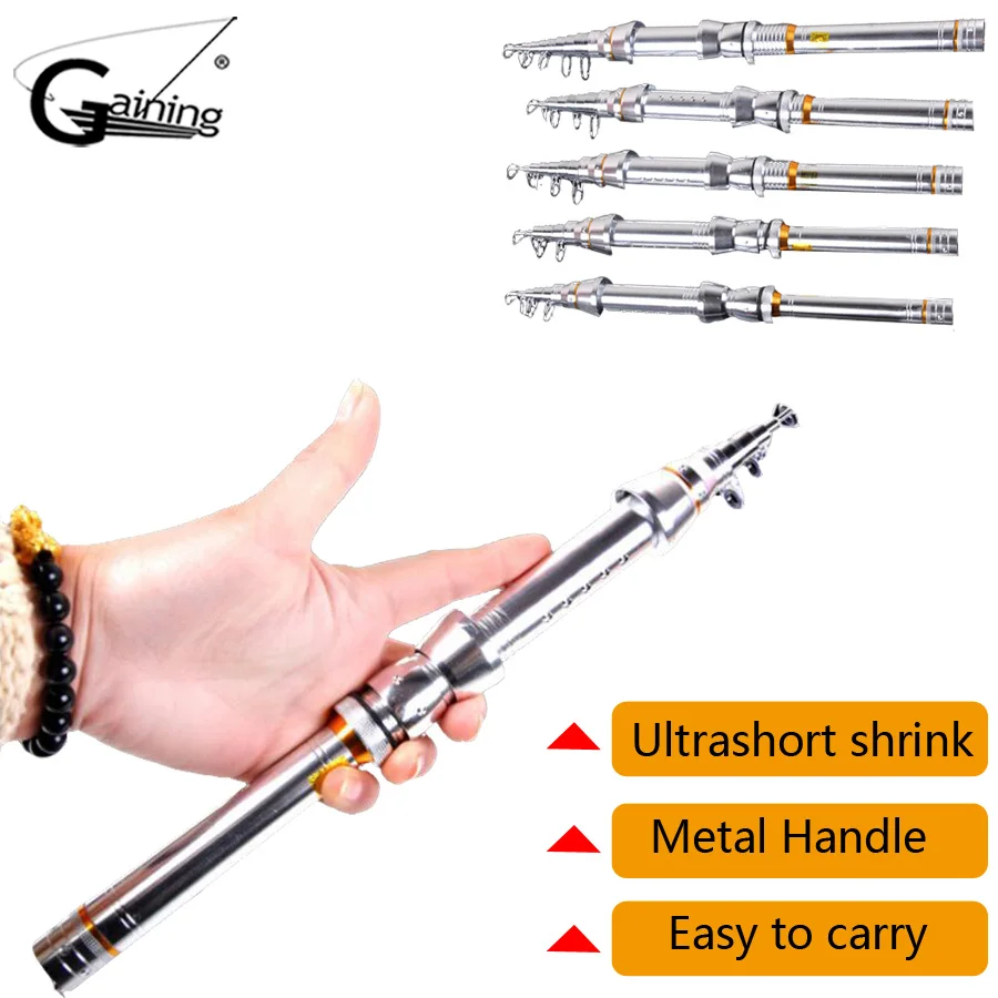 

Carbon Telescopic Fishing Rod 1.3/1.5/1.8/2.1/2.4M Superhard Carp Feeder Rod Surf Spinning Rod Fishing Pole