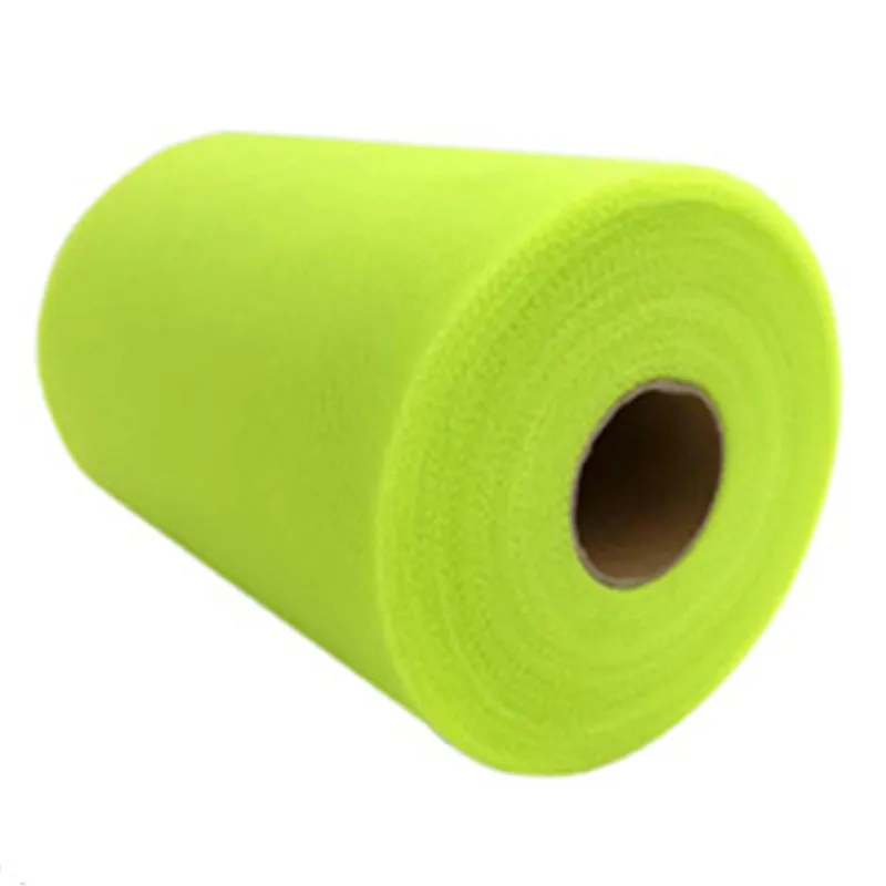 green fruit Рулон тюля, ткань 15 см, 100 ярдов, сделай сам, белая органза, рулон тюля, катушка для платья-пачки, свадебное украшение, принадлежности для дня рождения - Цвет: green fruit