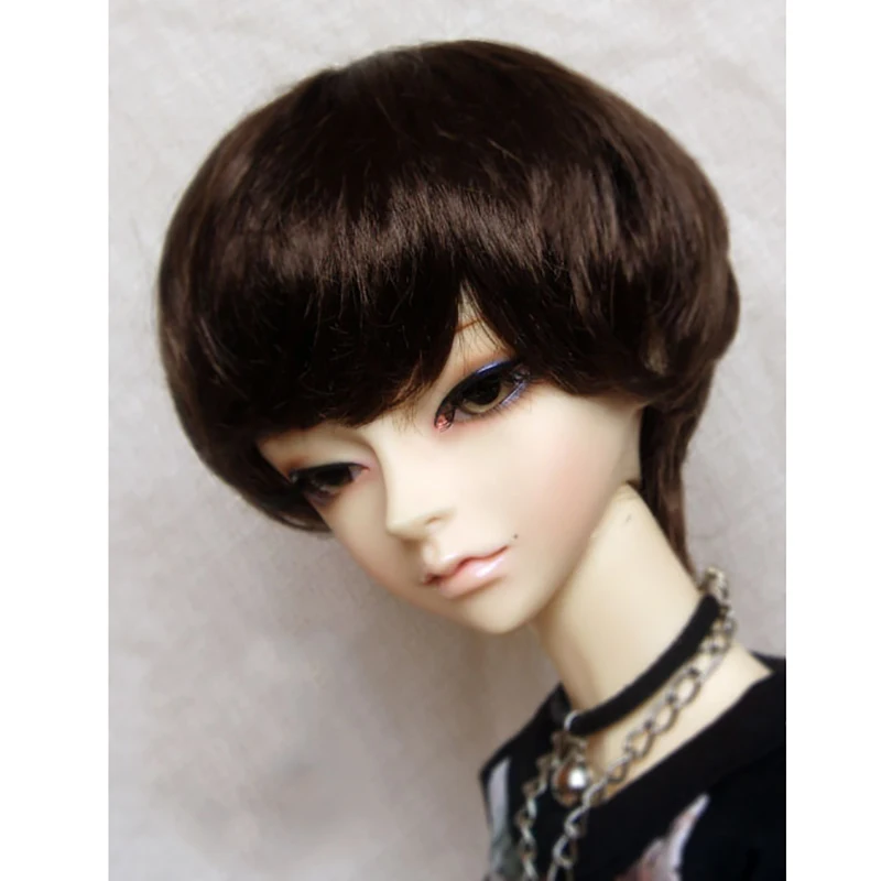 Парик для куклы Bybrana BJD 1/12 1/8 1/6 1/4 1/3 гигантский малыш дядя мохеровый коричневые