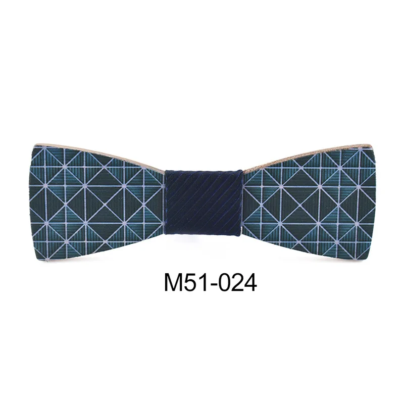 Модные оригинальные деревянные галстуки-бабочки для мужчин деревянный