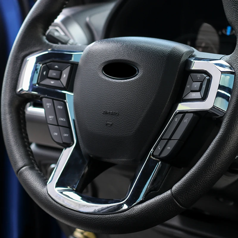 Для Ford F150 F 150 2015 2017/для ford Expedition 2018 abs аксессуары для интерьера рулевого колеса