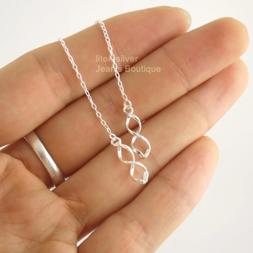 S92 цельные серьги из стерлингового серебра SIL Infinity Infinite Knot Love устройство вдевания