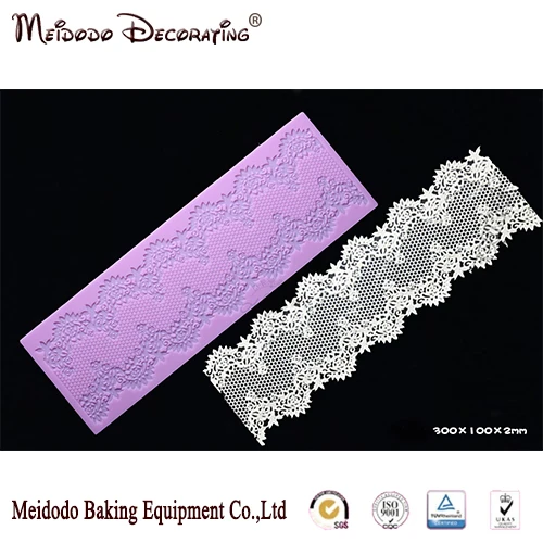 

3D Silicone Flower Lace Mat Mold Fondant Birthday Cake Decorating Tools Bakeware Cake Mold Silicone lace Mould