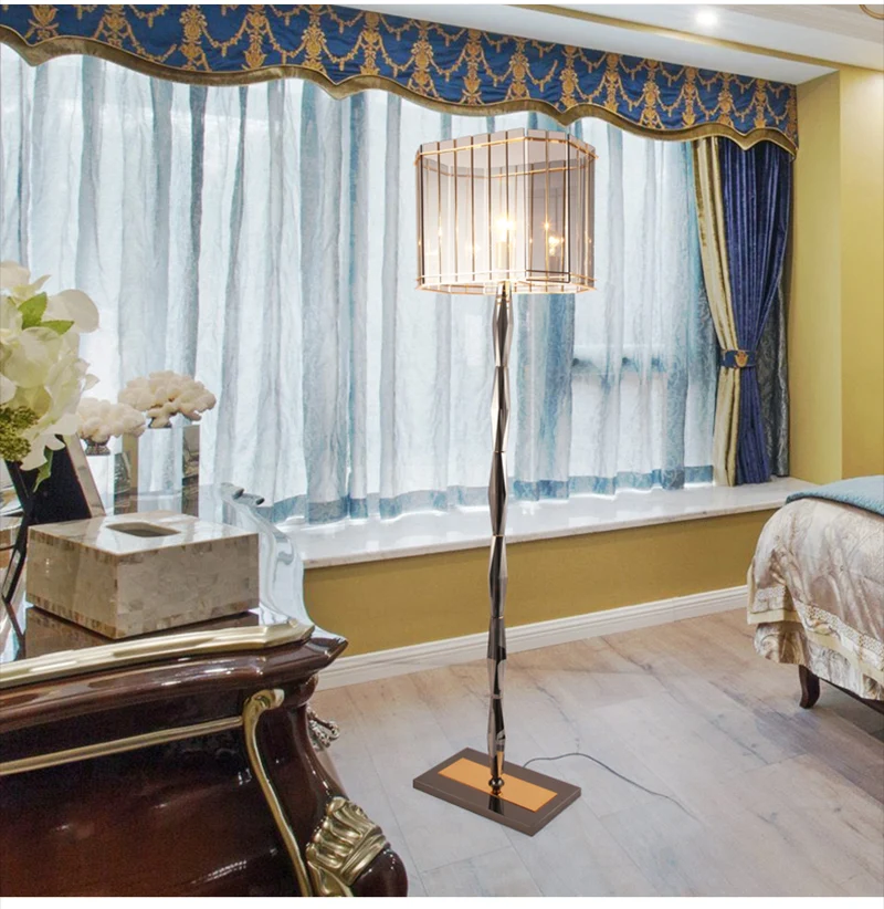 Новое поступление Хрустальный напольный светильник стеклянная Напольная Лампа