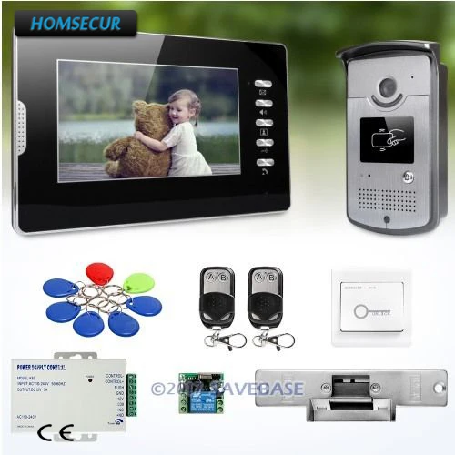 HOMSECUR 7 &quotвидеодомофон для квартиры|video door|video door systemsvideo entry system |
