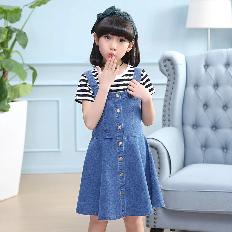 2019 костюм для девочек Летний Детский одежда девочек-подростков 6 8 12 лет футболка