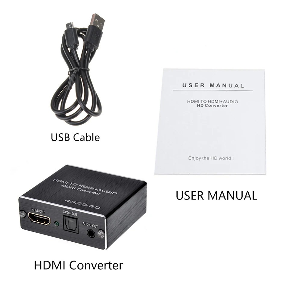 Iseebiz HDMI1.4 4 К x 2 аудио эксрактор HDMI к Pass 0/5 1/7.1CH SPDIF + 3 5 мм стерео конвертер Splitter |