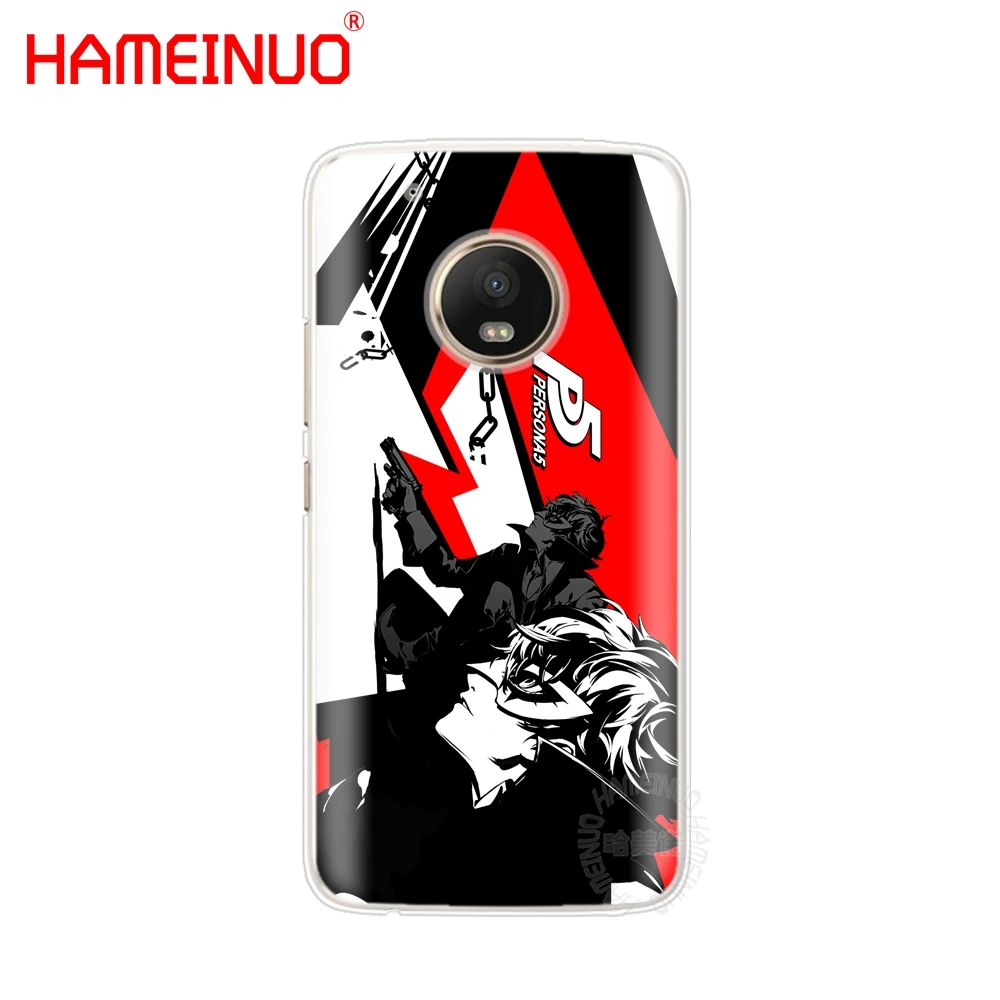 Чехол HAMEINUO Persona 5 для телефона Motorola Moto X4 E4 C G6 G5 G5S G4 Z2 Z3 PLAY PLUS|Бамперы| |