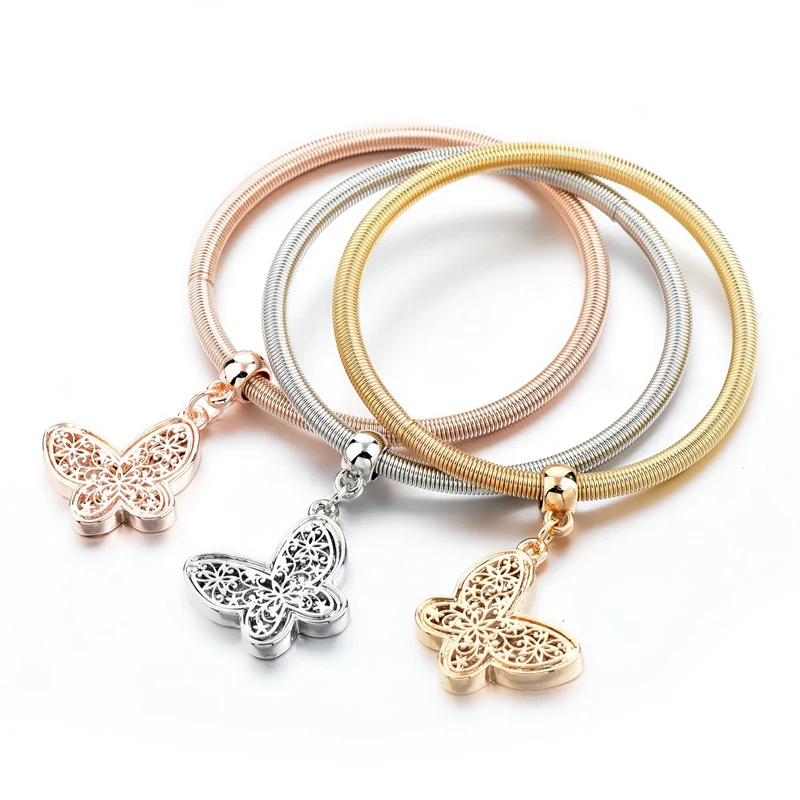 TOUCHEART Fashion Gold Butterfly Charm Bracelets &amp Bangle For Women Luxury Brand Retro Crystal Jewelry Making Bracelet SBR170037 |