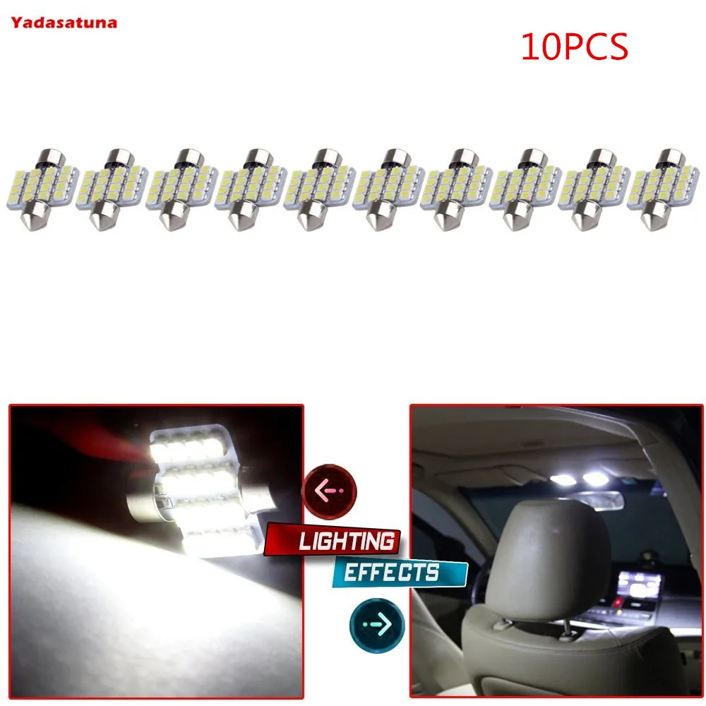 Лампа Torpedo 10 16 светодиодов настенное освещение 31 мм 12 Вольт|led torpedo 31mm|lampada ledlampada led |