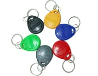 1000pcslot rfid tags token key fobs rfid tag tk4100 125khz card for access control 6 color free shipping