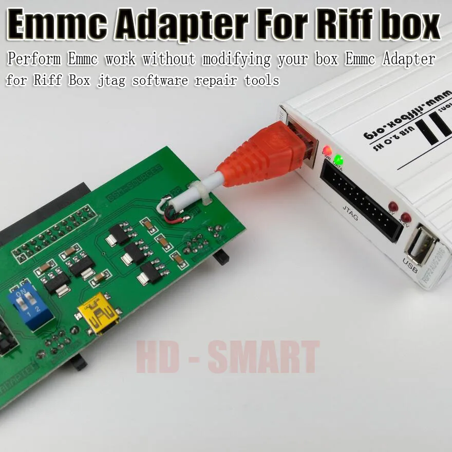 2020 новая работа eMMC без изменения вашей коробки EMMC адаптер для Riff box jtag Инструменты