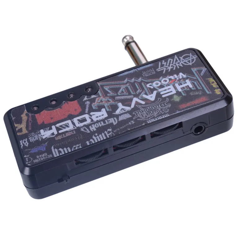 Portable Guitar AMP Plug In Amplifier USB Rechargeable-Heavy Rock Effect | Спорт и развлечения