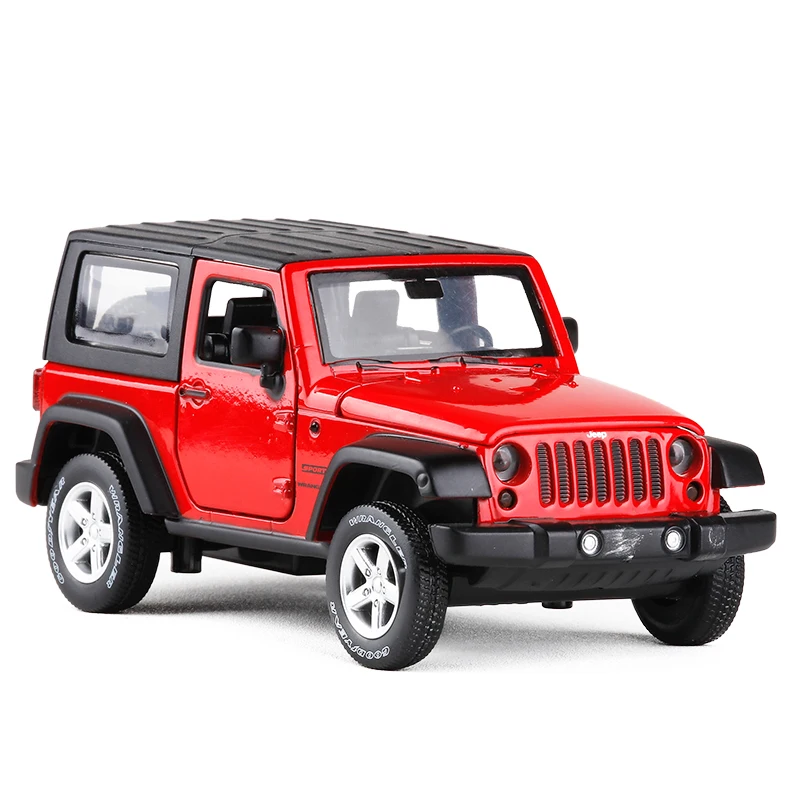 Модель 1/32 года Металлическая Автомобильная игрушка Wrangler автомобиль со звуком и