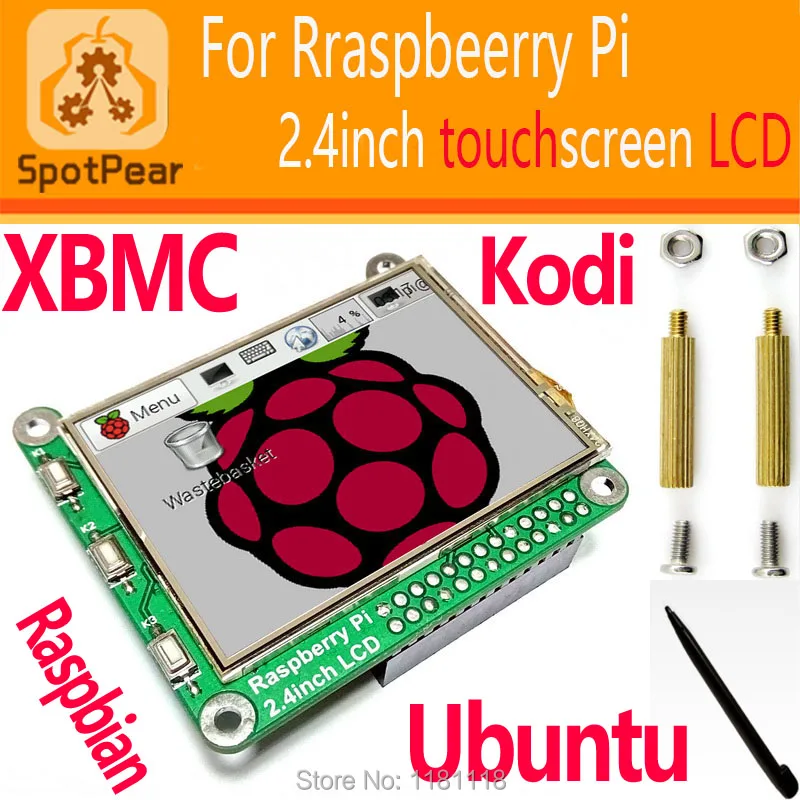 Raspberry Pi 3 модуль B 4B 2 4 дюйма tft сенсорный экран pi LCD raspberry дисплей 48 МГц смарт чем 5