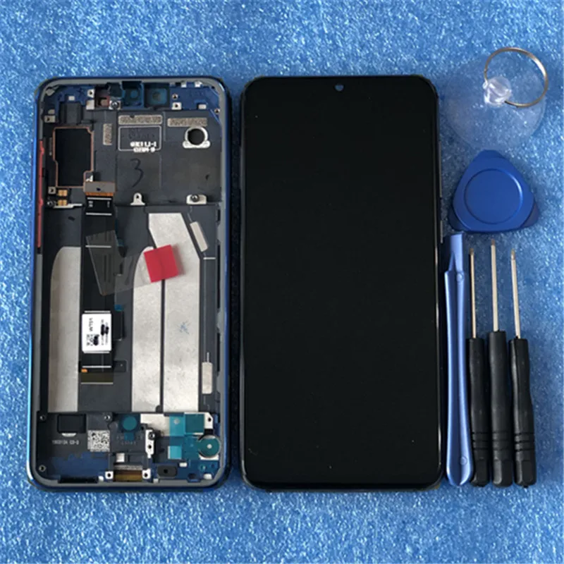Axisinternational для 5,9" Xiao mi 9 SE mi 9 SE AMOLED ЖК-дисплей с рамкой+ сенсорная панель дигитайзер для mi 9SE