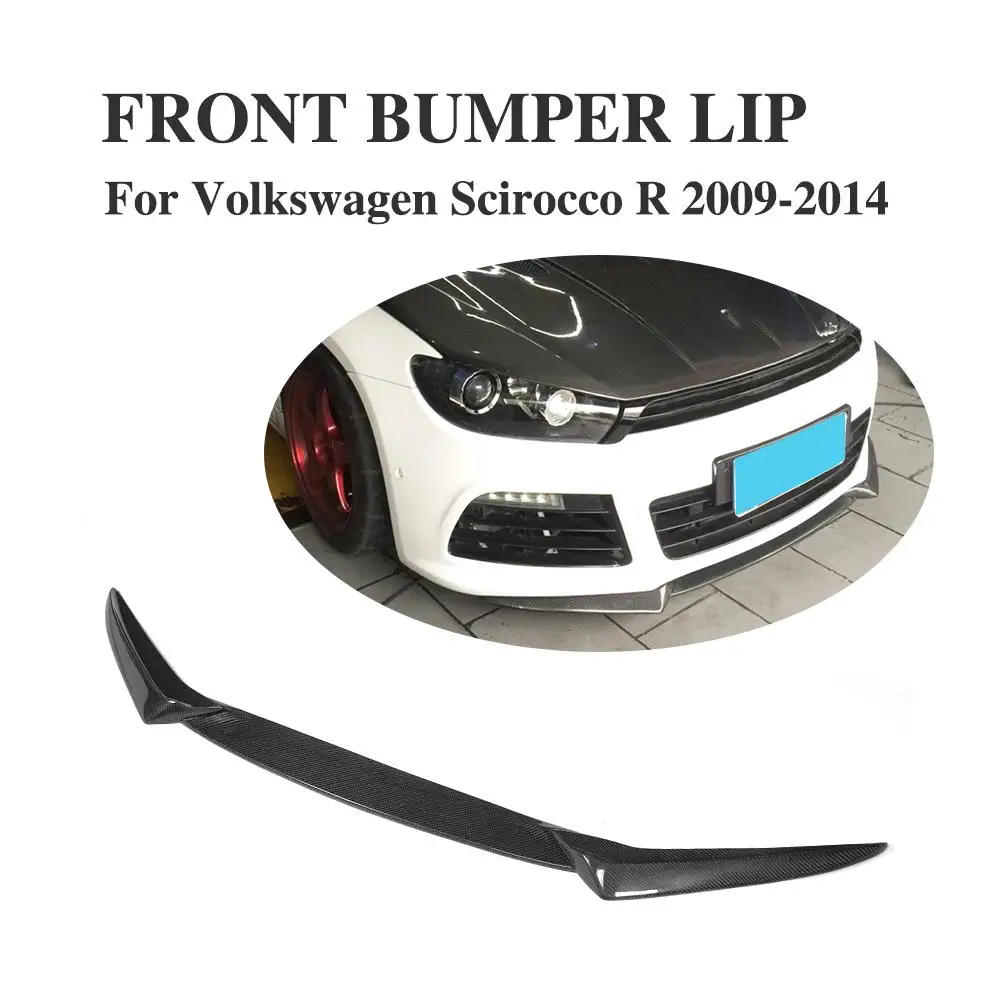 3 шт. удлинитель для переднего бампера из углеродного волокна VW SCIROCCO R 2009 2014|for vw|lip