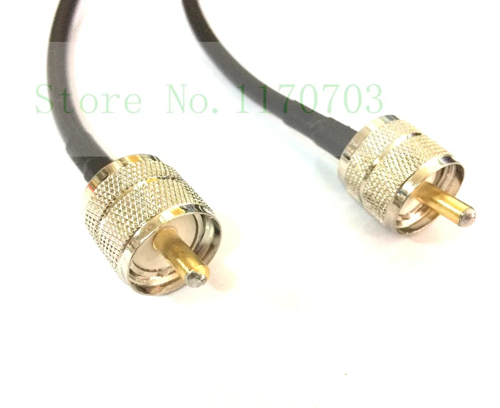 5 шт. PL-259 UHF штекер к SO239 для кабеля RG58 (50 см) | Обустройство дома