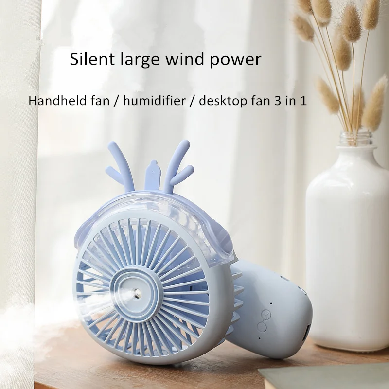 USB мини вентилятор перезаряжаемый портативный Вентиляторы увлажнители с