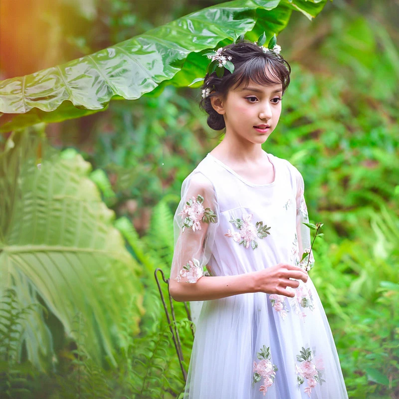 2018 вечерние День рождения Вечернее платье для ребенка Обувь девочек элегантный