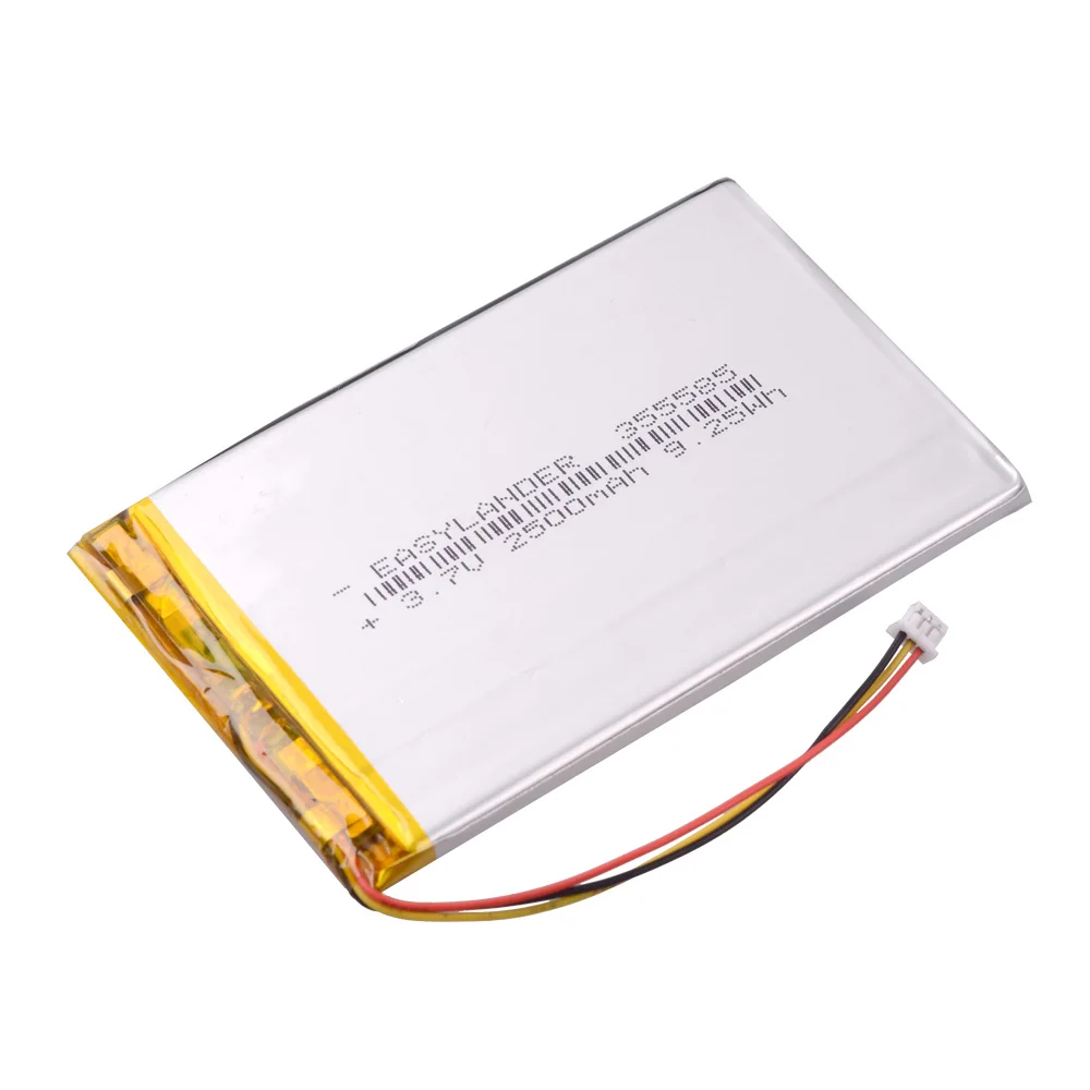 3-проводная 315586 3 7 V 2500mAh литий-полимерная аккумуляторная батарея для onix boox newton 305585