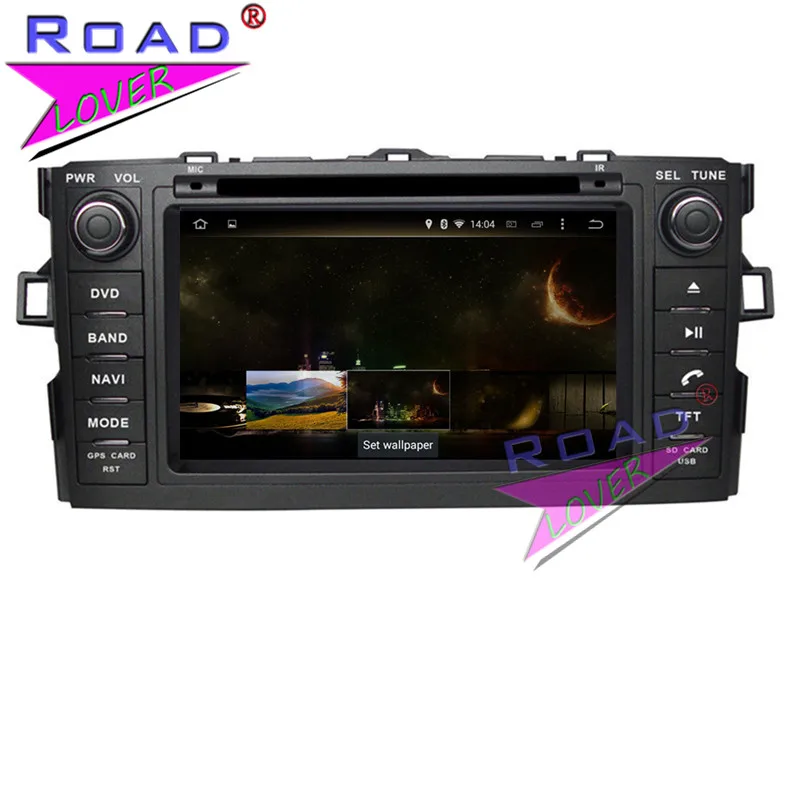Roadlover Android 9 0 автомобильный DVD-плеер радио для Toyota Auris Corolla Hatchback 2012-Стерео GPS