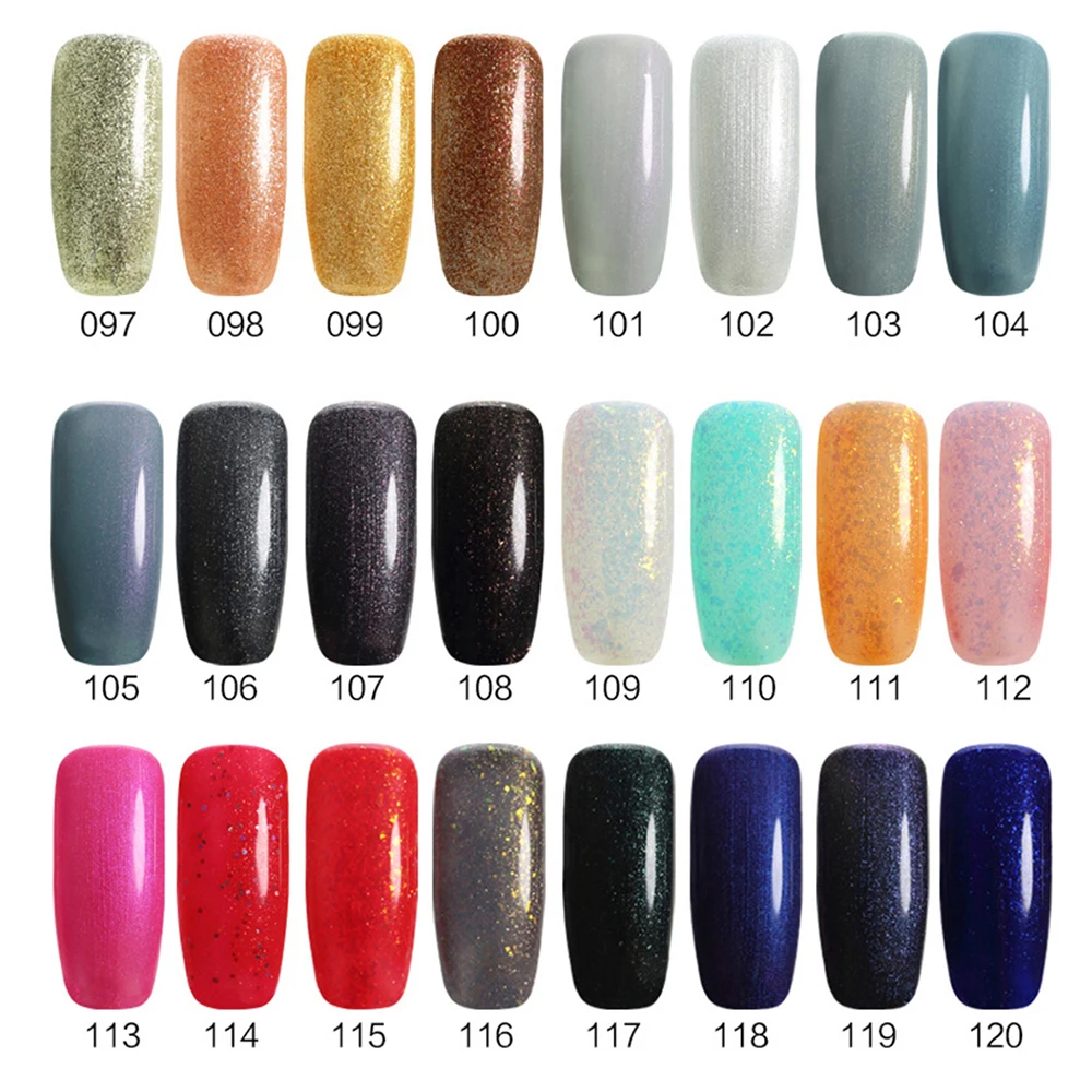Су 8 мл Soak Off UV Гель Гели для ногтей Польский Маникюр Дизайн Vernis полу постоянный УФ