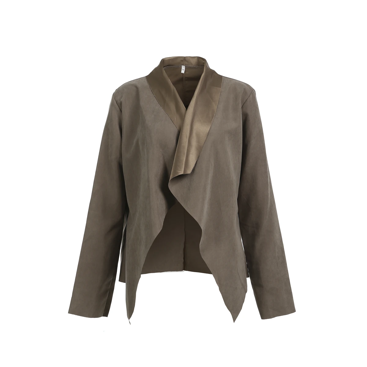 Женские свитшоты с длинным рукавом однотонные короткие вырезом спереди
