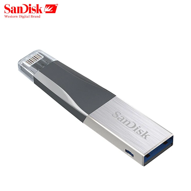 Оригинальный флеш накопитель Sandisk USB для iPhone iPad iPod Lightning OTG 128 Гб 64 ГБ 32 Флешка 3 0