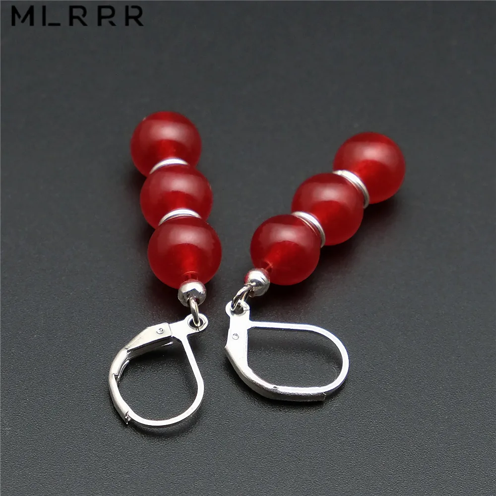 Винтажные классические серьги подвески из натурального камня|Серьги-подвески| |