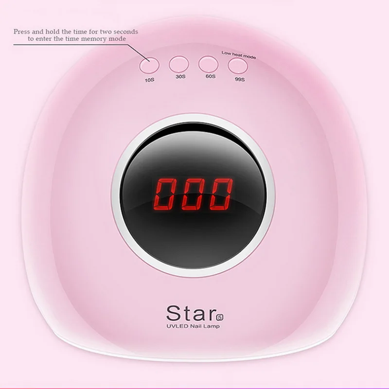 Сушилка для ногтей 72 Вт лампа полировки Светодиодная Фототерапия умная