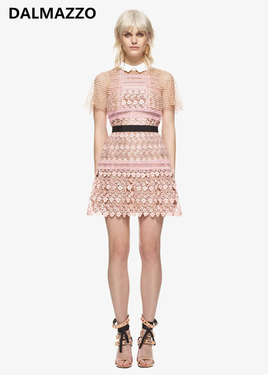 Женские модельные вечерние платья с коротким рукавом дизайнерские кружевные