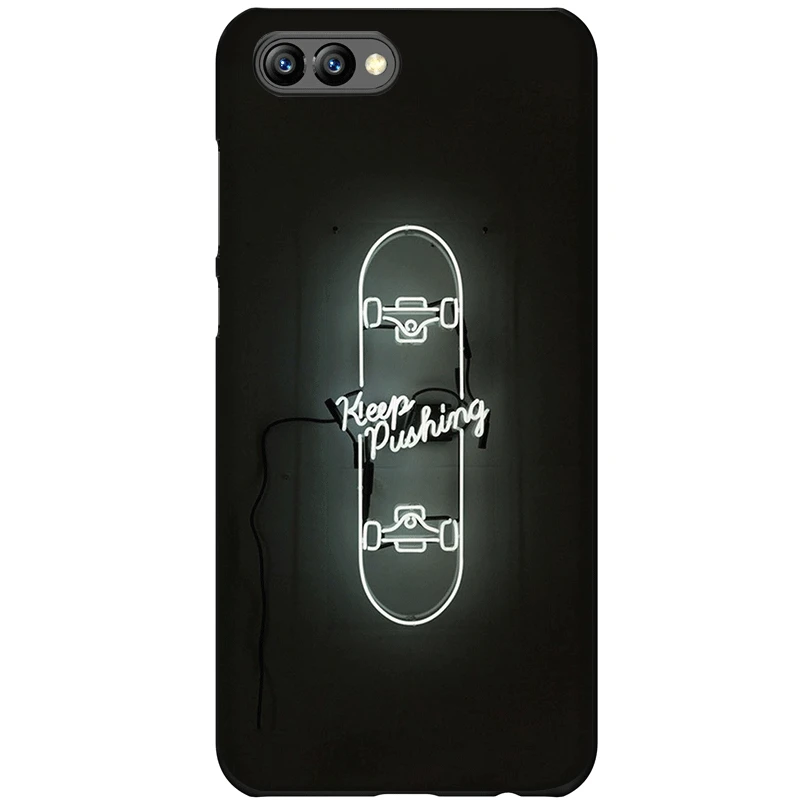 Силиконовый ТПУ чехол для телефона Huawei Honor Y5 Y6 6A 7A 7X 7C 8 8X9 10 Lite Pro Sport skate board |