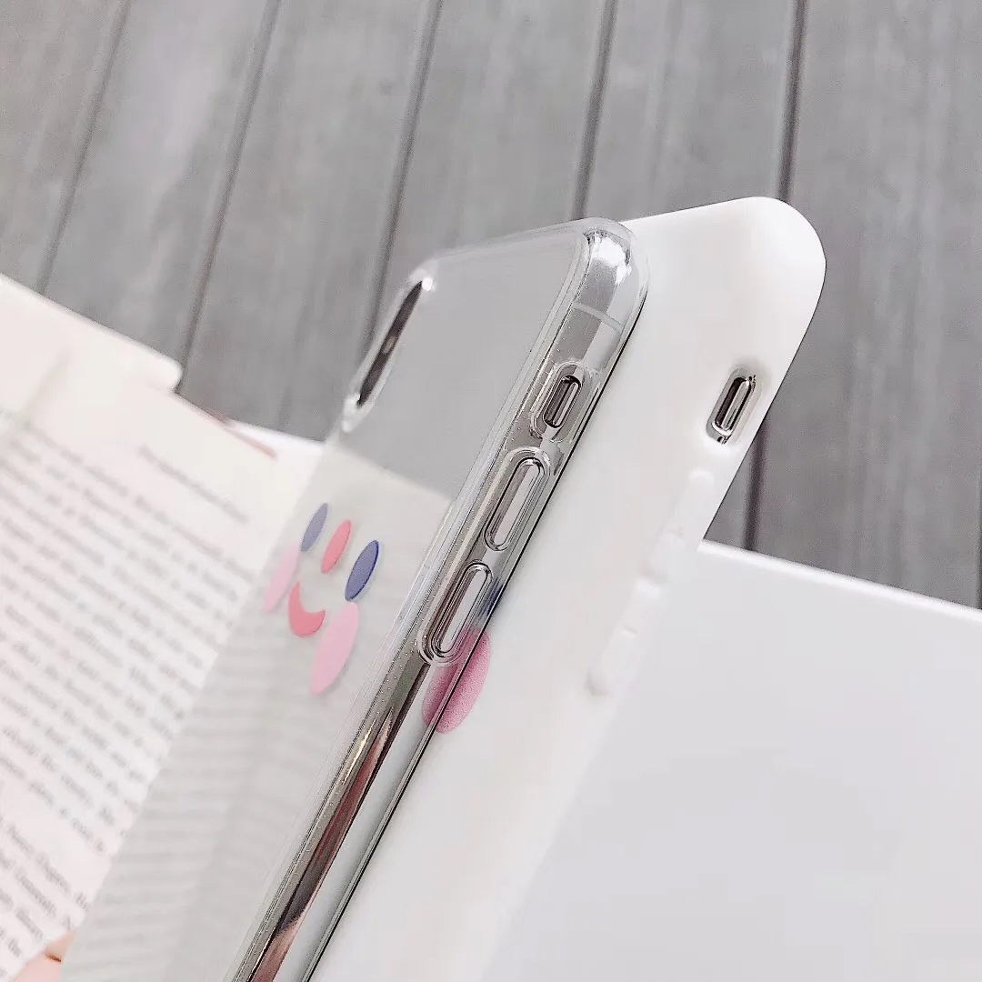 Корейский INS супер огонь милый Простой Румяна смайлик чехол для телефона iphone Xs MAX
