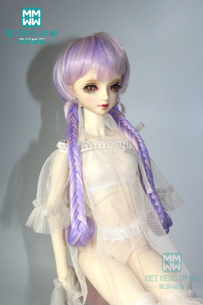 Аксессуары для шарнирной куклы фиолетовые парики нижнее белье 1/6 1/4 1/3 BJD SD DD MSD YOSD
