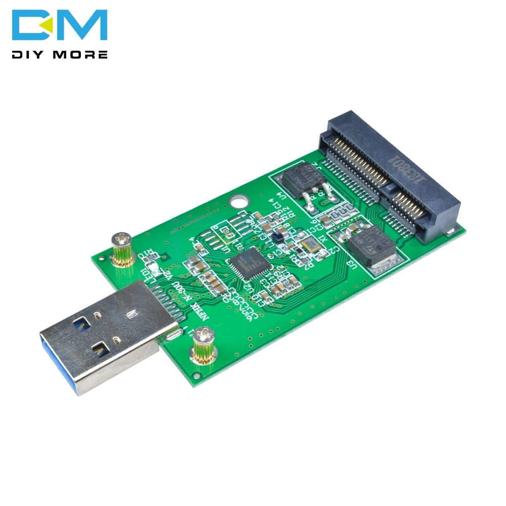 Кабель передачи данных адаптер USB3.0 к mSATA карта Plug and Play USB 3 0