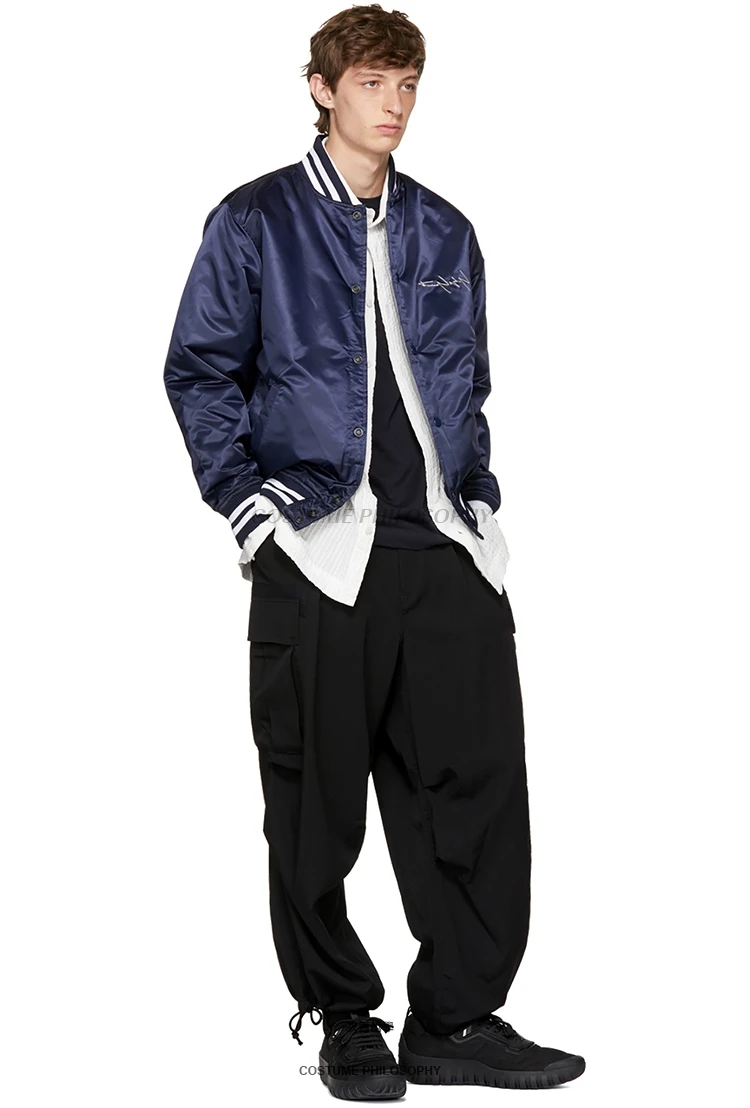 27-44 2017 Мужская одежда GD Парикмахерская Мода Подиум широкие брюки универсальные