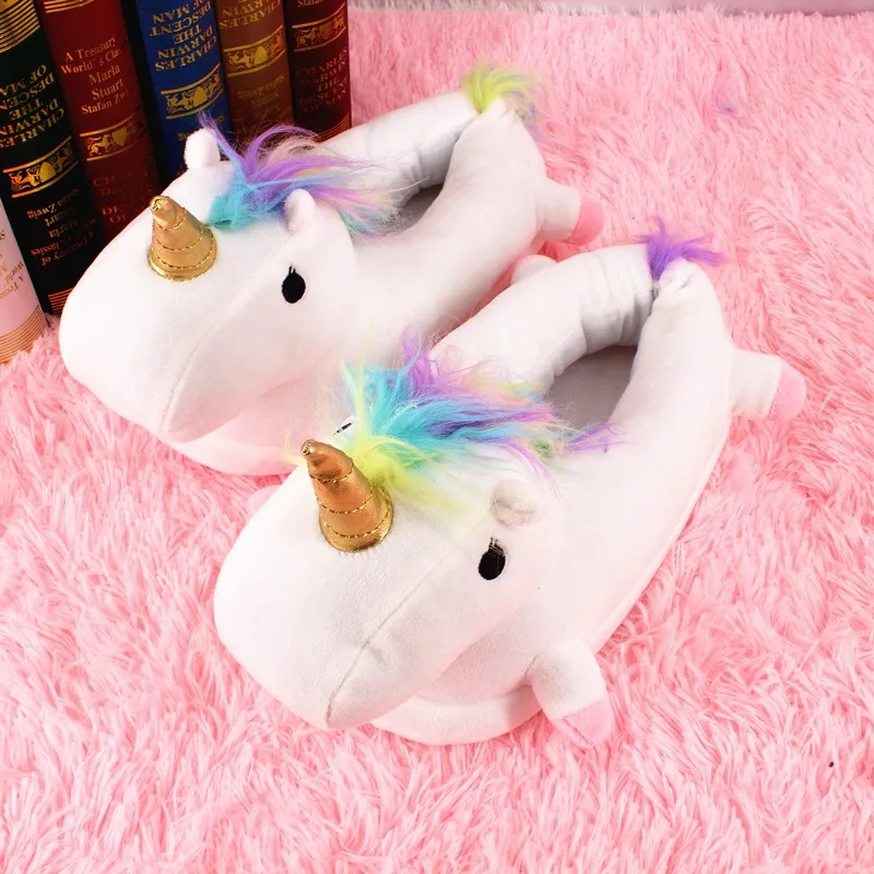 

Unicorn Shoes Kids Slippers Boys Girls Cartoon Animals Claw Kigurumi Onesies Pajama Adults Home Slippers Cosplay Party Wear