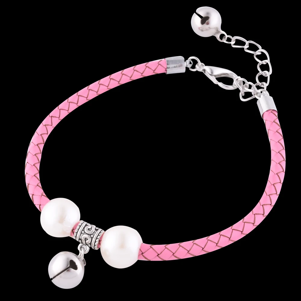 Розовый Pet Coller Мода щенок собака кошка жемчужное ожерелье для домашних животных аксессуары любовь Домашние животные собаки ошейник для кошек ювелирные изделия - Цвет: Розовый