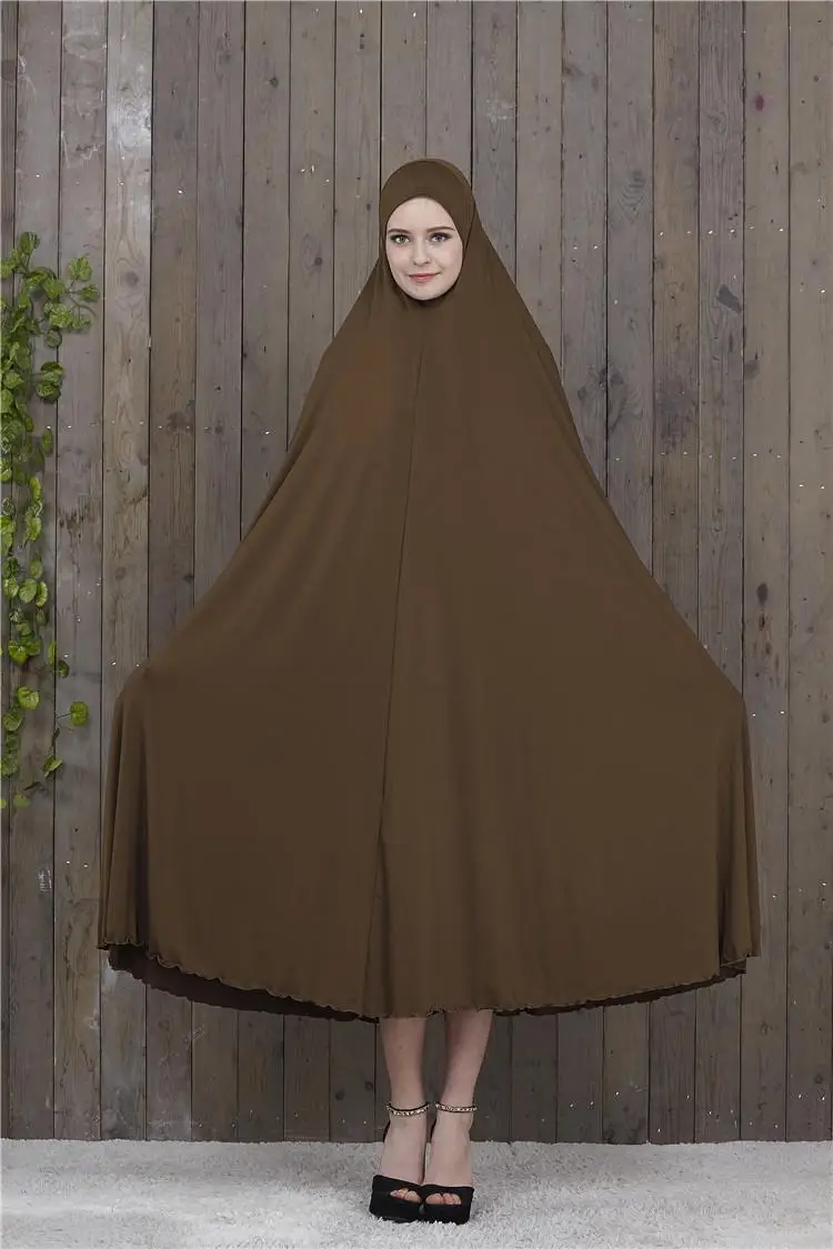 Мусульманские женщины верхняя часть Jilbab длинная хиджаб Абая химар шарф Арабская