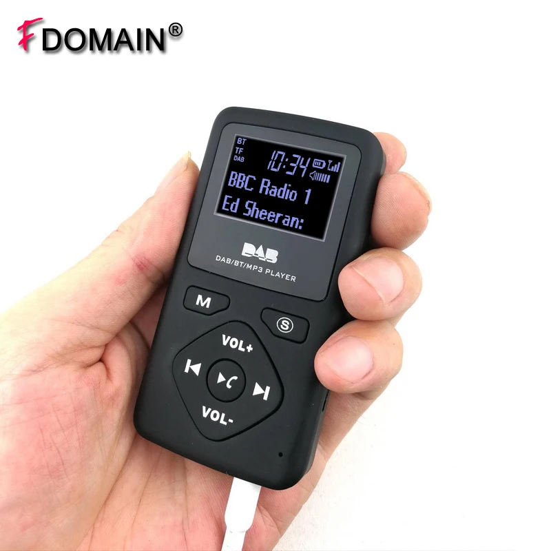FDOMAIN портативный автомобильный стерео DAB + цифровое радио с Bluetooth MP3 плеер AUX аудио