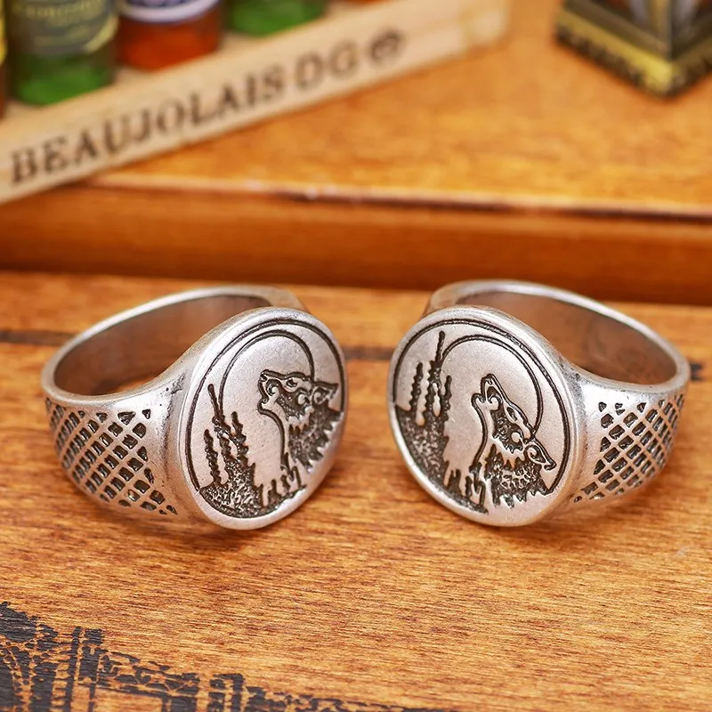 Кольцо волка для мужчин Talisman Signet Bohemia Teen Wolf языческие украшения Best Friend Bague Anel 6