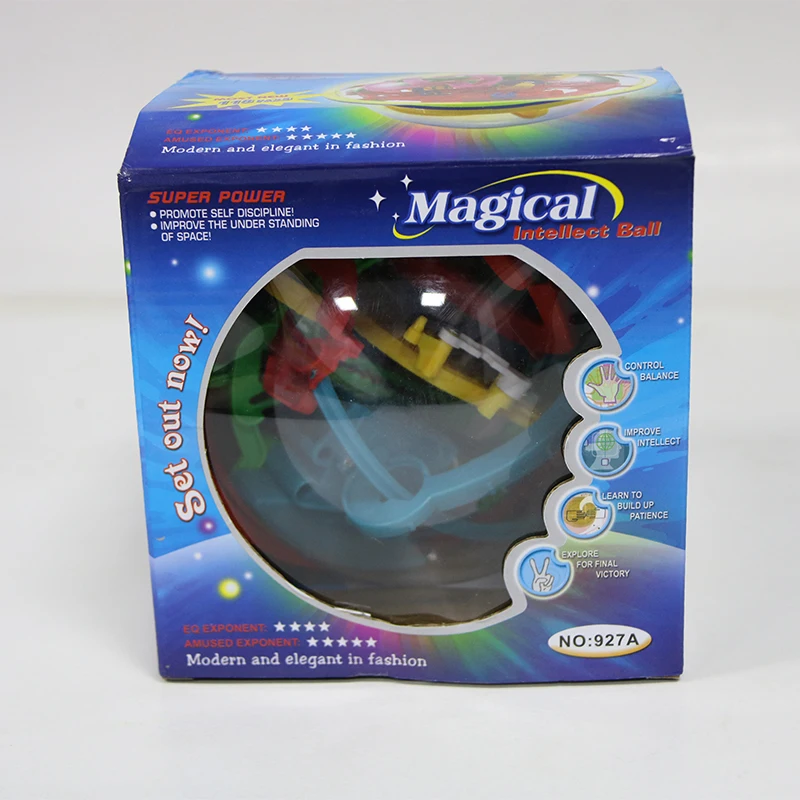 

118 septs 3D magic labyrinth ball plastic perplexus magic intellect ball kids children IQ educational classic toys maze ball
