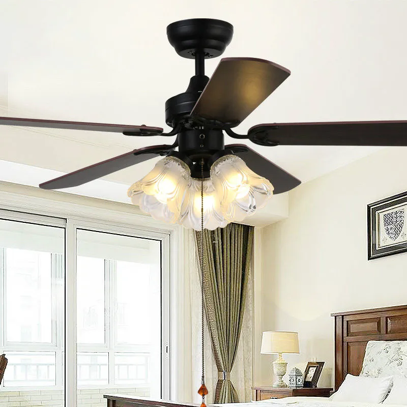 Eusolis потолочные вентиляторы с освещением Ventilador Ретро De Techo Con Luz Y Mando A Distancia лампа