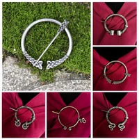 high quality 11 styles 3 color vintage viking pin medieval nordic brooch accessories belt scarf buckle coat cloak pins jewelry