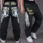 Джинсы мужские с вышивкой Thintenda, модные джинсы в стиле хип-хоп, уличная одежда, дизайнерские джинсы, большие размеры, 2018