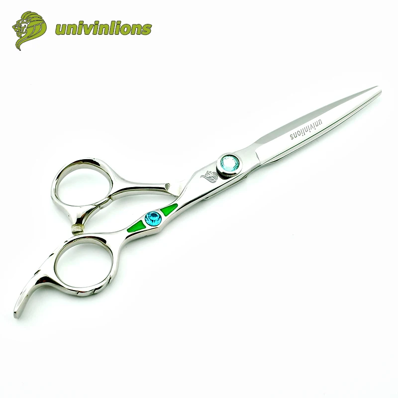 6 &quotЗеленые алмазные ножницы для волос парикмахерские японские стрижки лучшие