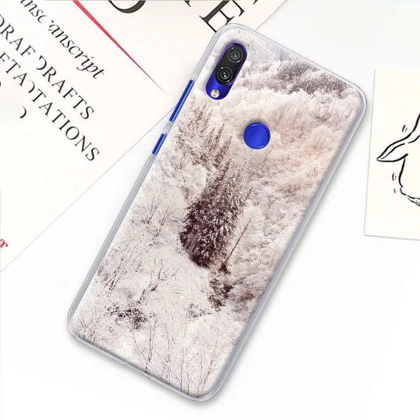 02 Зимний Снежный лес чехол для телефона для Xiao mi Red mi 7 5 6 Pro Note 7 Pro 5 5A 6 mi A1 A2 8 Lite 9 чехол Coque - Цвет: 02