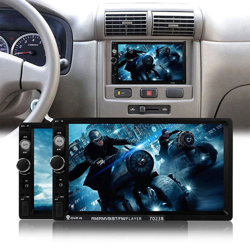 Автомагнитола Hikity мультимедийный MP5 плеер с 7 &quotсенсорным экраном Bluetooth USB TF FM